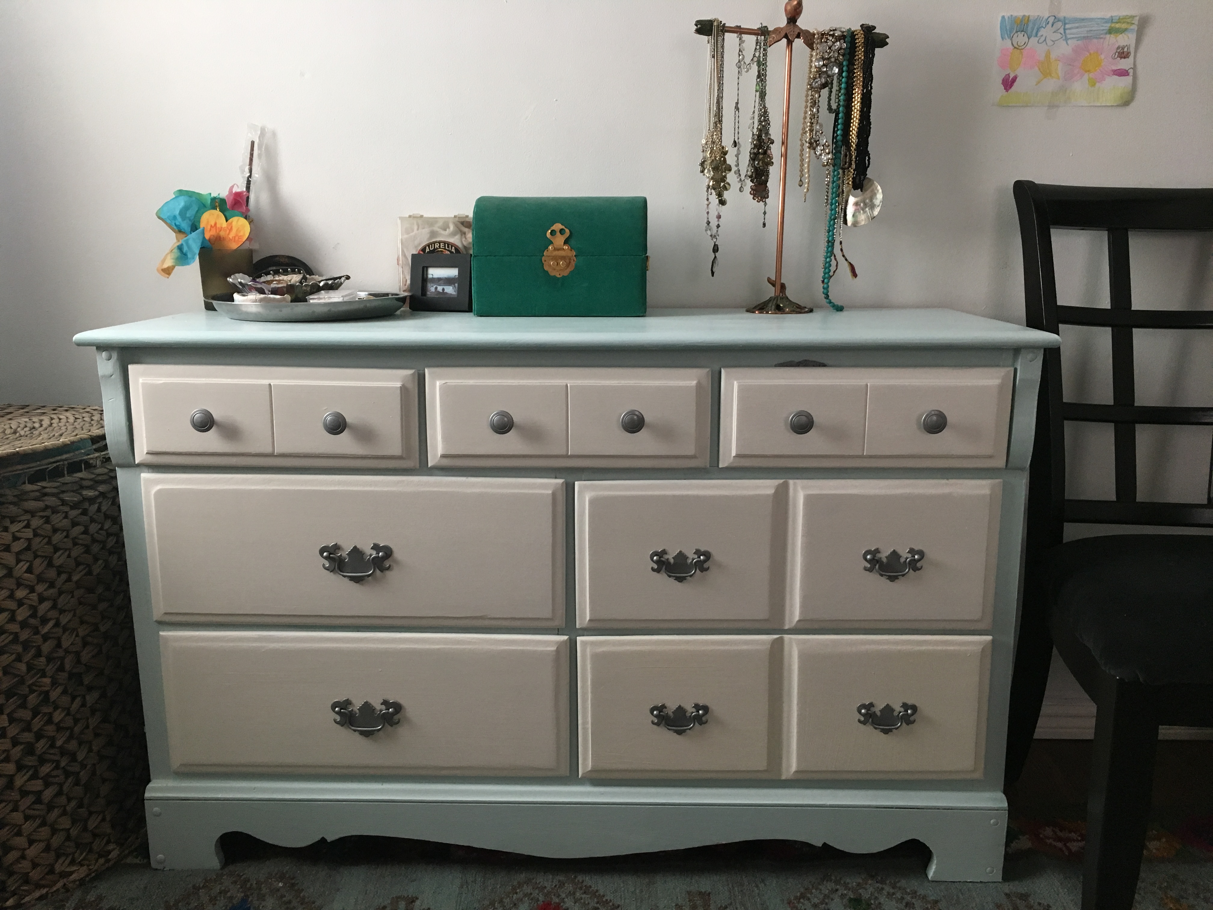 Project Upcycle 1 Ugly Dresser Chic and Charming Green Means Go